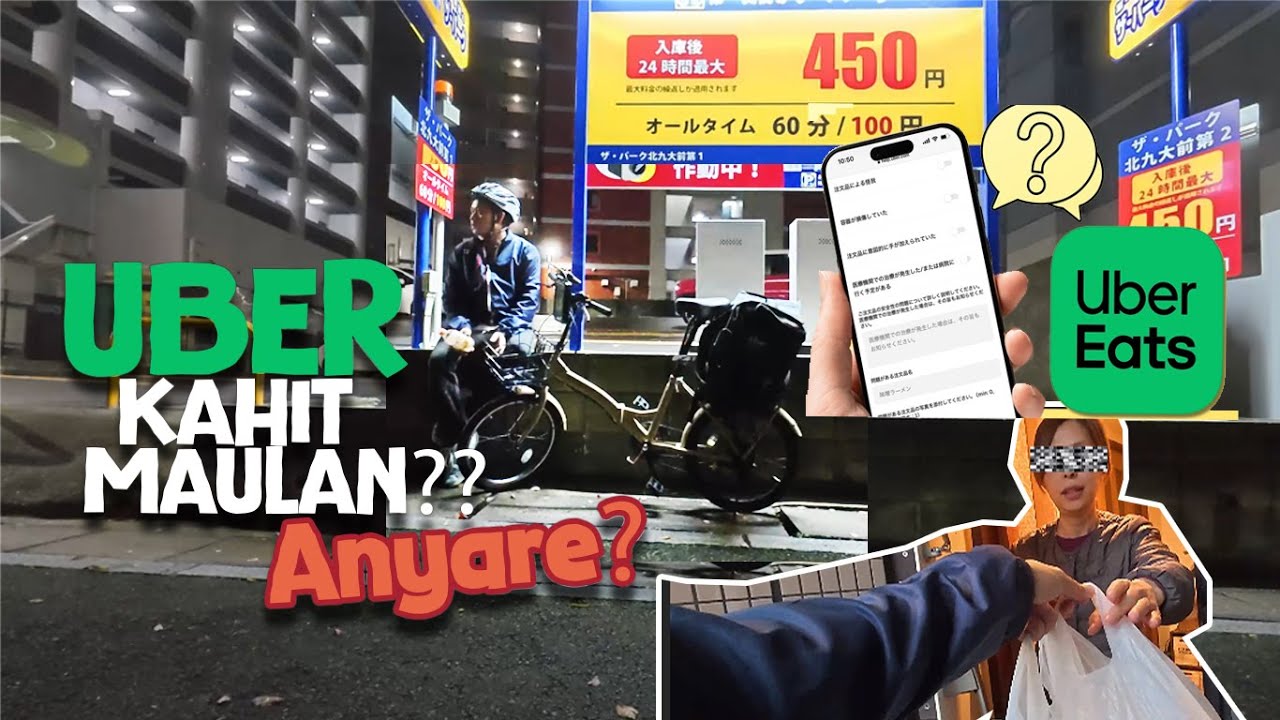 UBER EATS JAPAN Part Time kahit maulan, kumita naman ba? | Tito Jay Talks