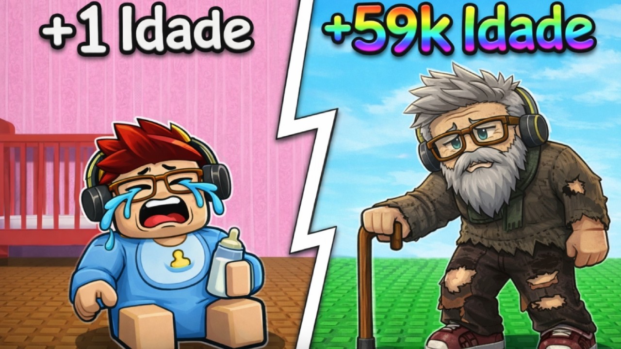 + IDADE a cada PASSO Roblox
