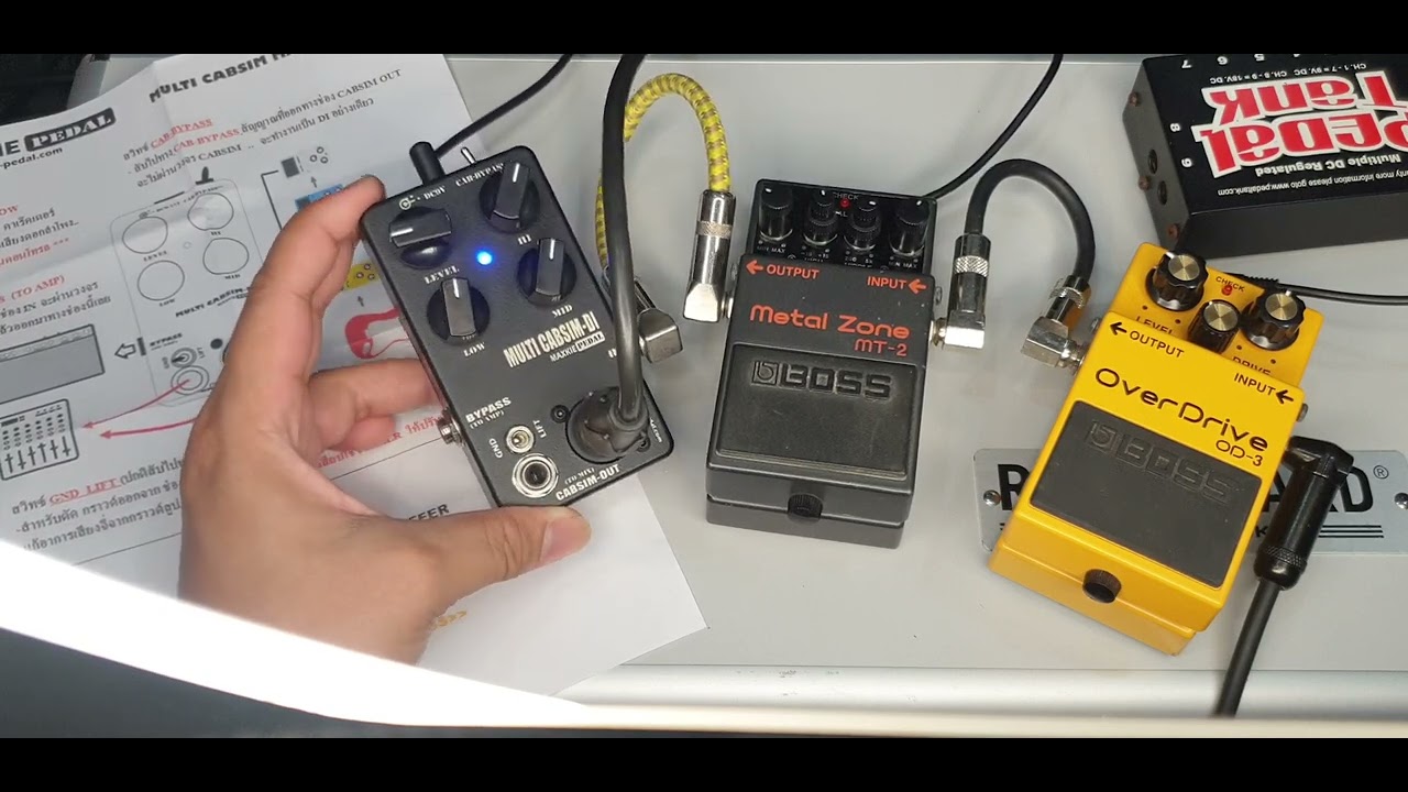 CABSIM MAXKIE PEDAL รีวิวเสียง BY JUMBOH GUITAR FIRE