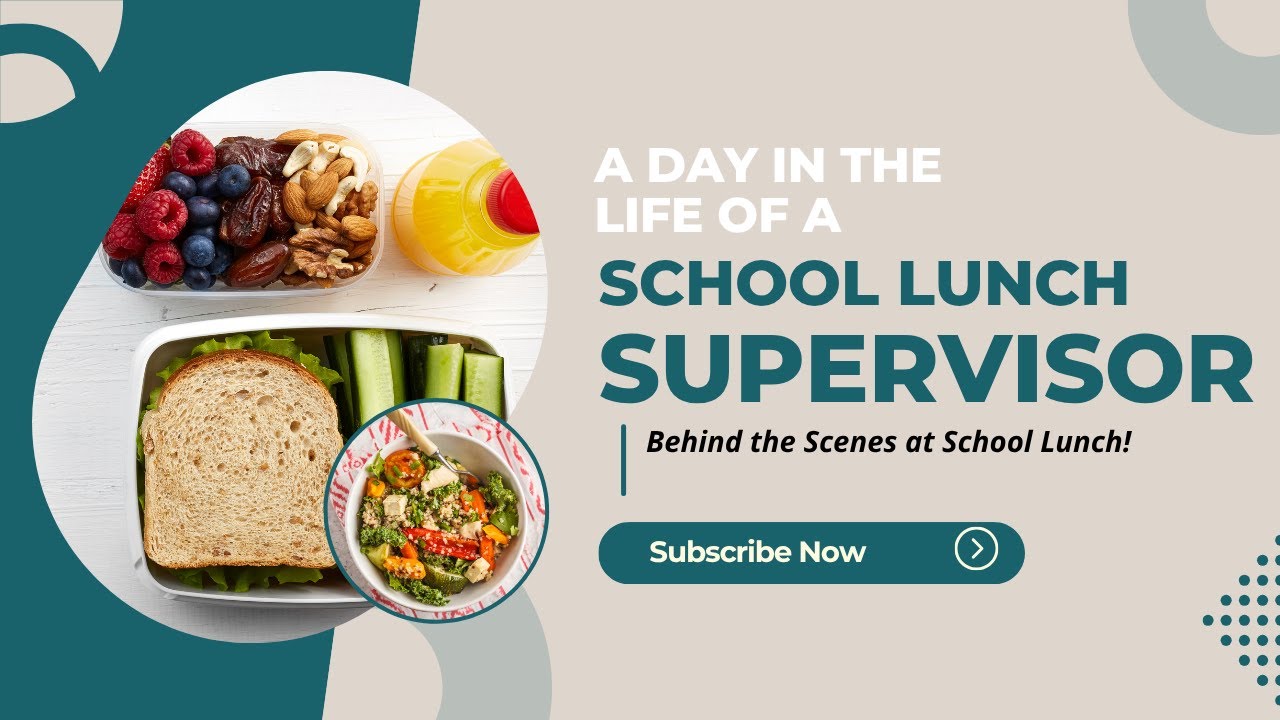 A Day in the Life of a School Lunch Supervisor | Behind the Scenes at School Lunch!