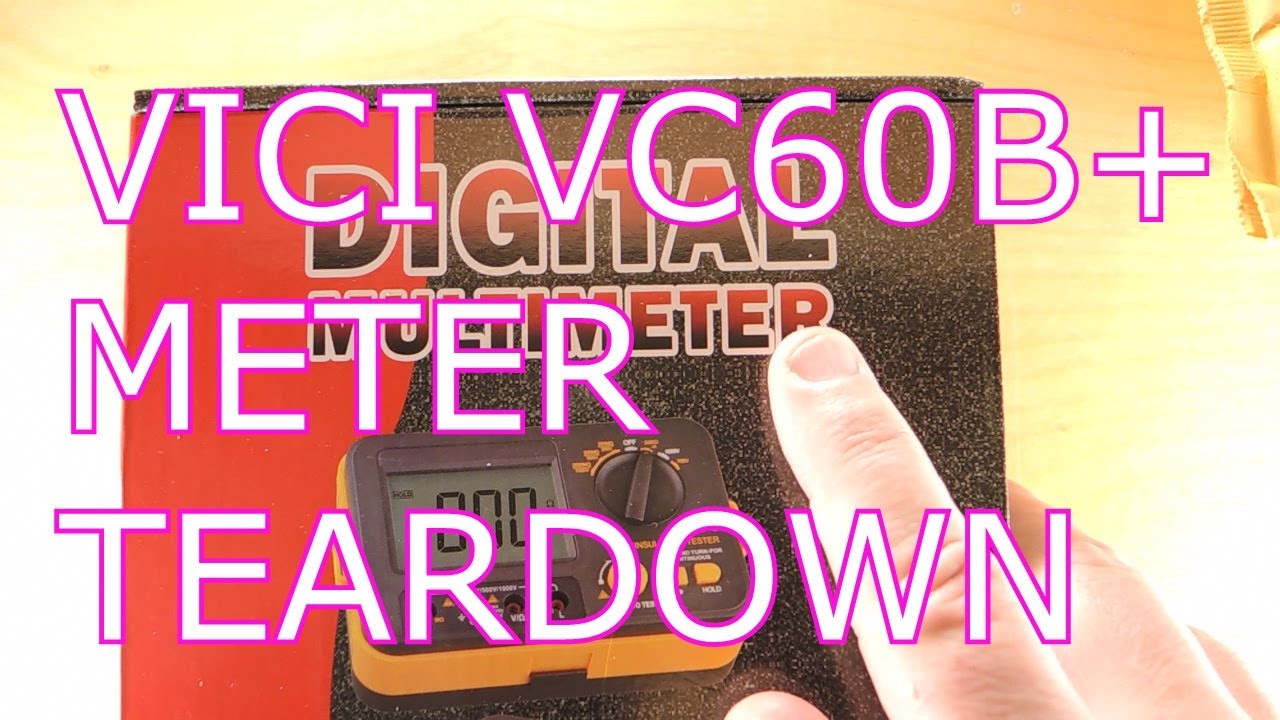 VICI VC60B+ Insulation Tester / Multimeter Teardown