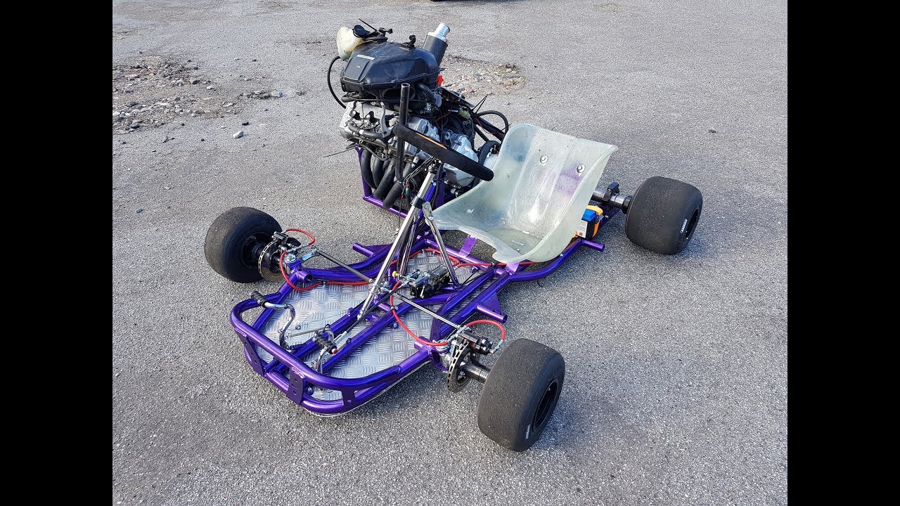 HONDA CBR 600cc Go-Kart walk-around
