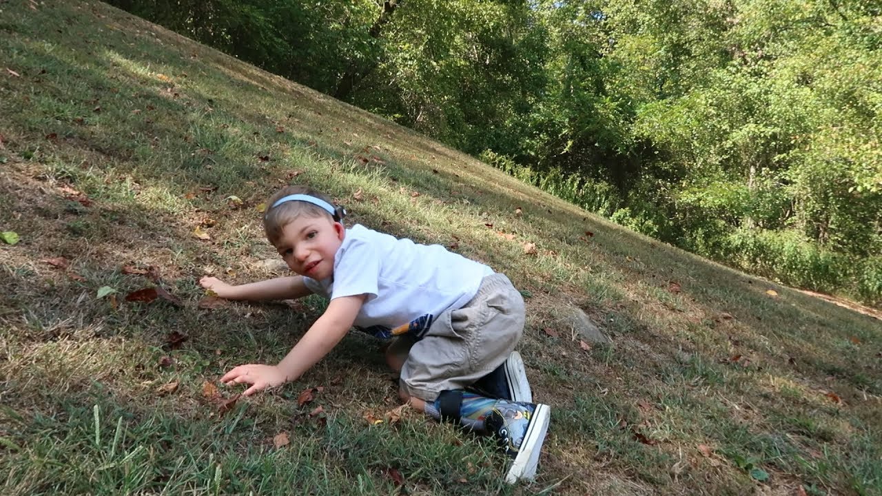 My toddler climbs a MOUNTAIN!!