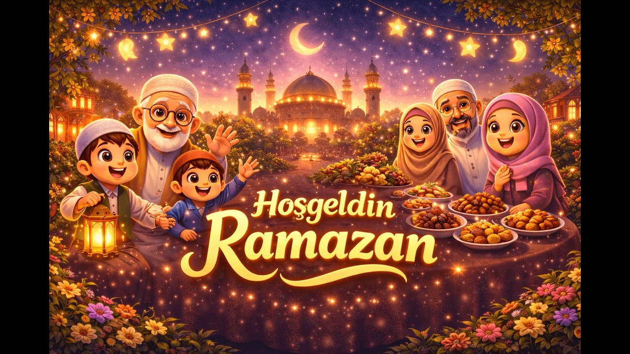 🕌 Hoş Geldin Ramazan ✨🌙  I Çocuk Şarkısı I Eğitici Şarkılar I