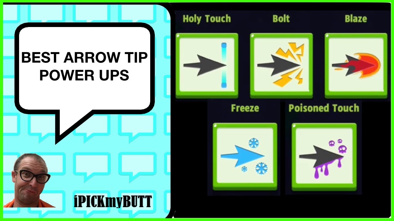 Archero - Best Arrow Tip - Blaze, Holy Touch, Poisoned Touch, Bolt, Freeze