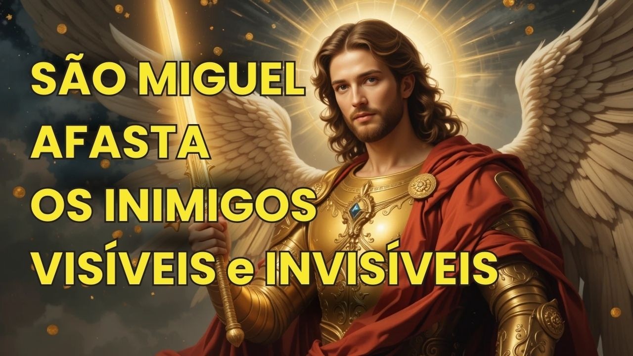SÃO MIGUEL ARCANJO AFASTA TODOS OS INIMIGOS | CANTO SAGRADO #saomiguelarcanjo