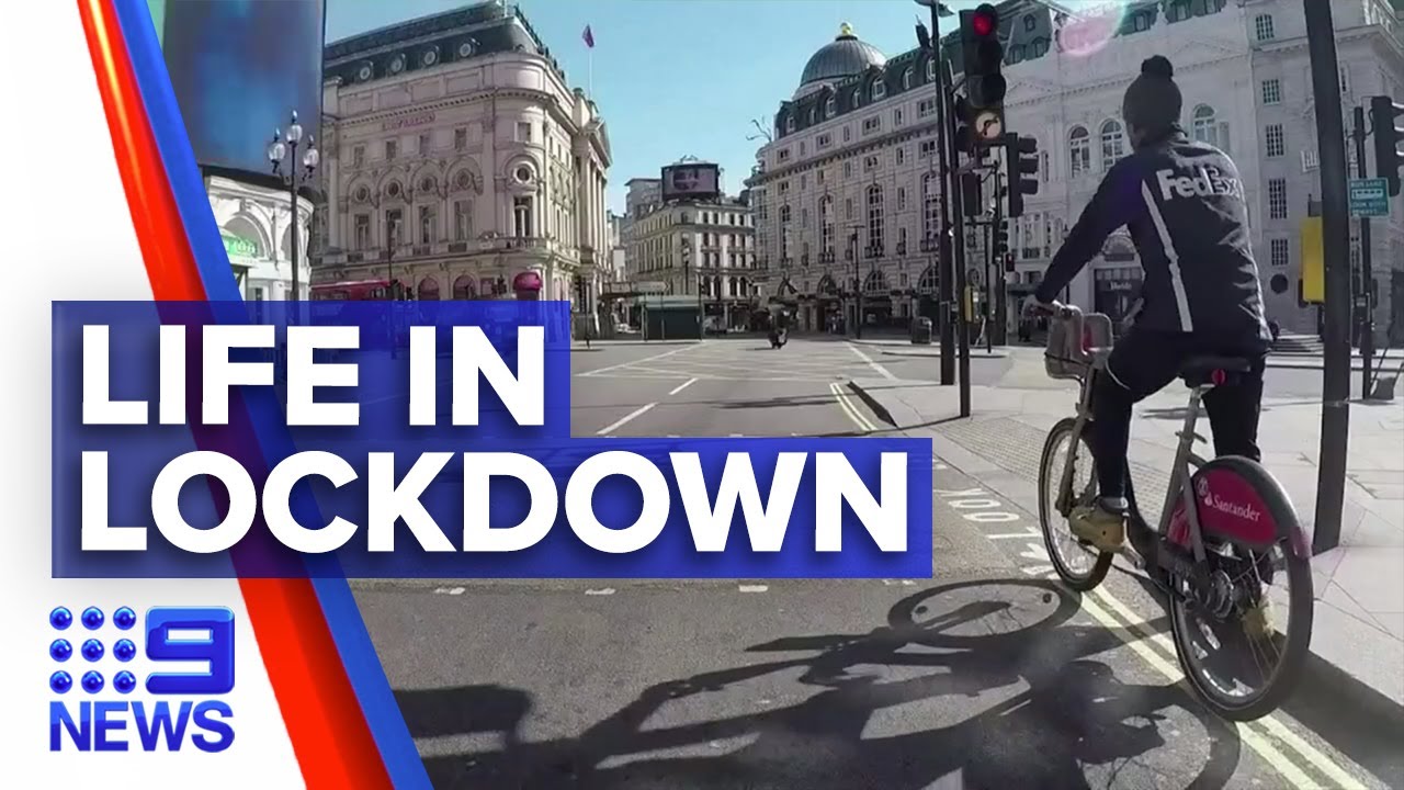 Coronavirus: London adapts to lockdown, death toll in Europe climbs | Nine News Australia