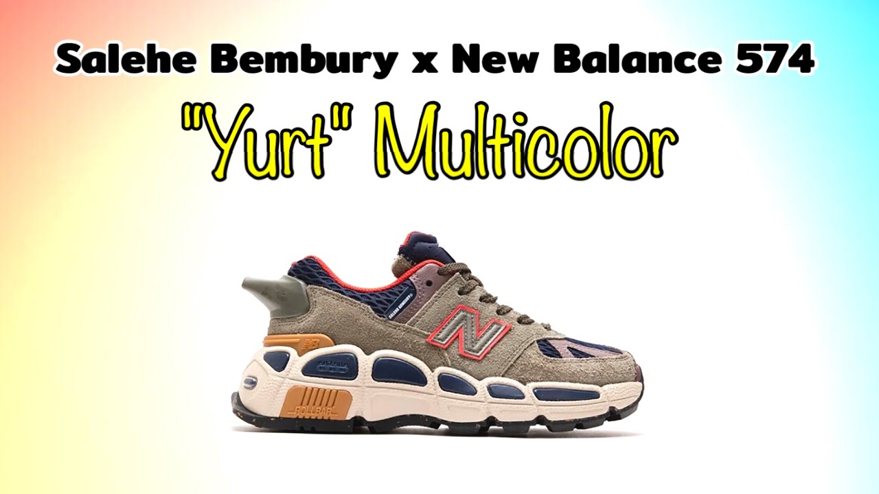 YURT Salehe Bembury x New Balance 574 MULTICOLOR