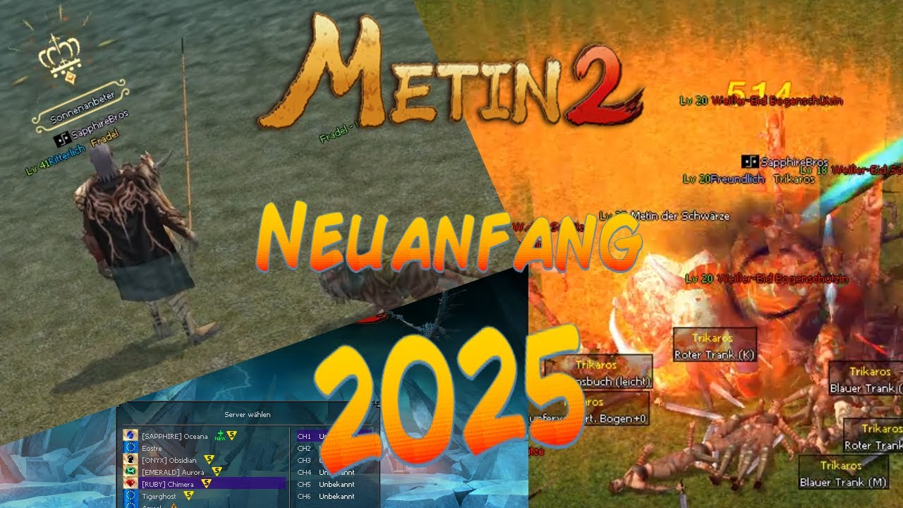 Metin2 DE: Neuanfang in 2025! Server? Klasse? Events?