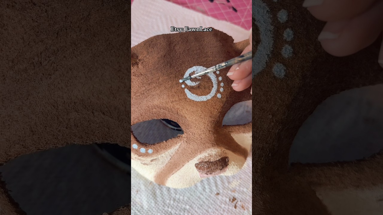 sold! paint an otter mask with me! #furry #animalmask #therian #theriangear #therianthropy #catmask