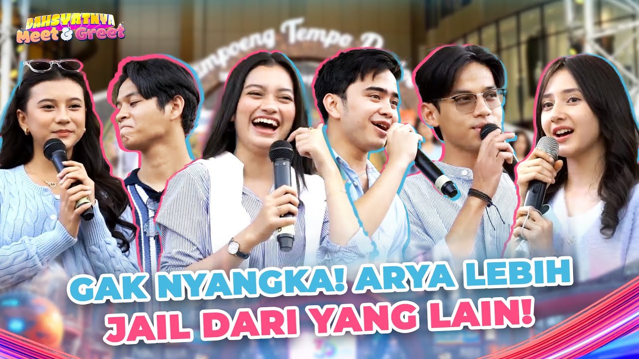 MOMENT SERU! Ternyata Arya sering jail dilokasi Shooting | MEET & GREET CAST BENCI JADI BUCIN