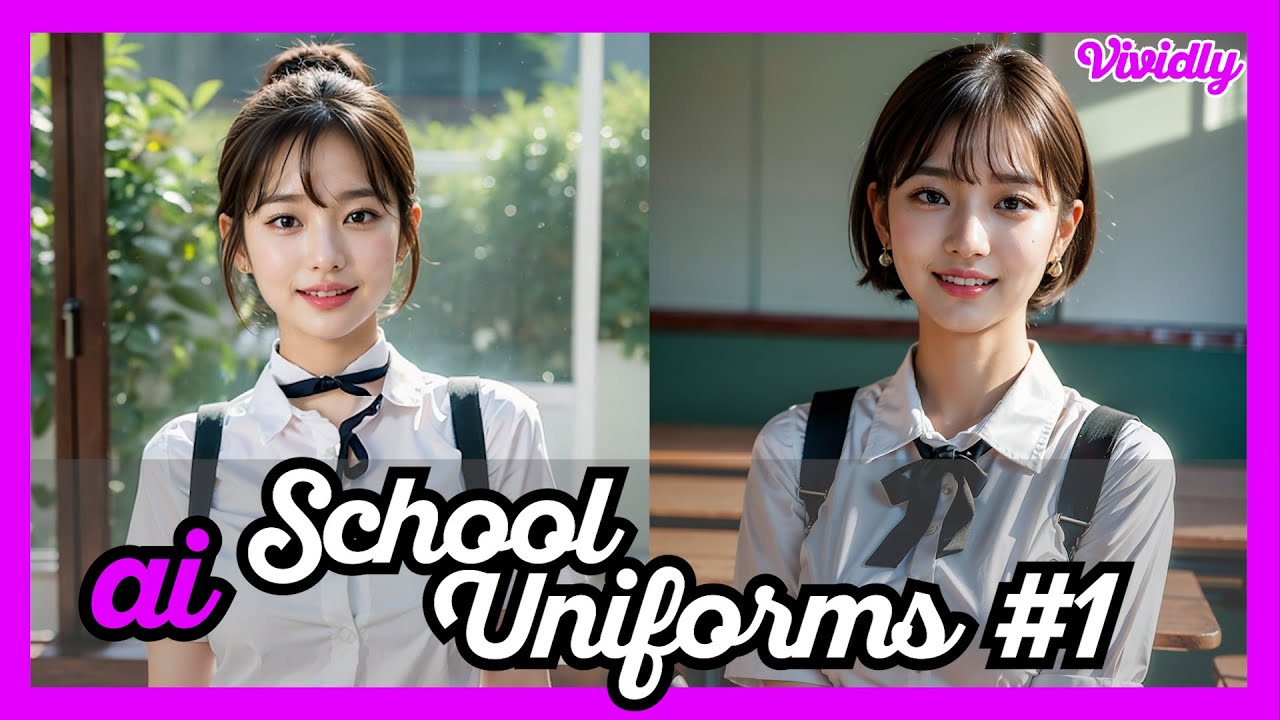 AI Lookbook: School Uniforms vol.1 