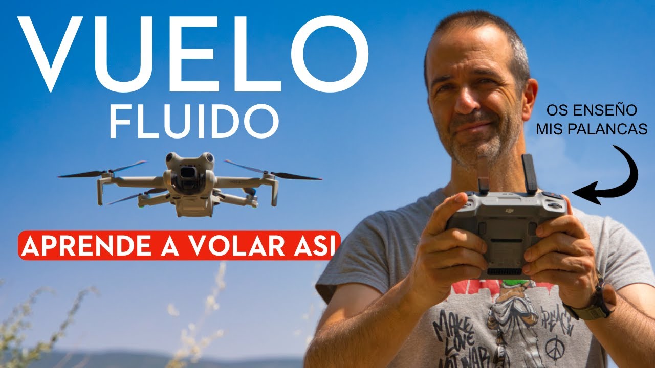 VUELA tu DRON de forma DIFERENTE - DJI Mini 4 Pro | Tutorial VUELO FLUIDO