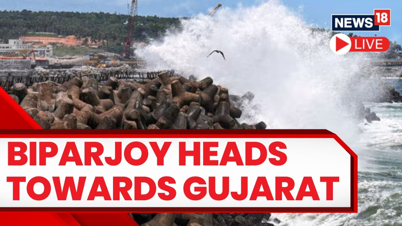 Cyclone Biparjoy Live Location: Strong Winds And High Tides In Gujarat | Cyclone News Updates Live