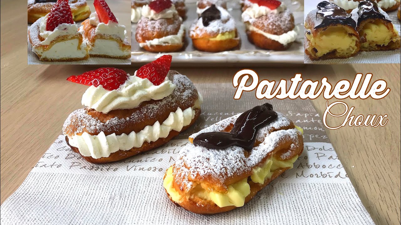 PASTARELLE CHOUX  ricetta facile CHOUX PASTRIES - Tutti a Tavola