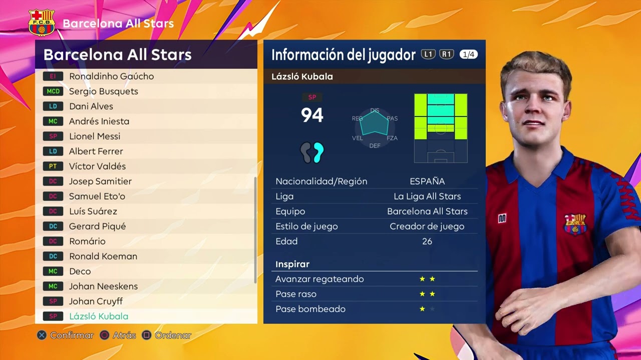 Barcelona All Stars/Poncho's Classic Patch [PES 2021]