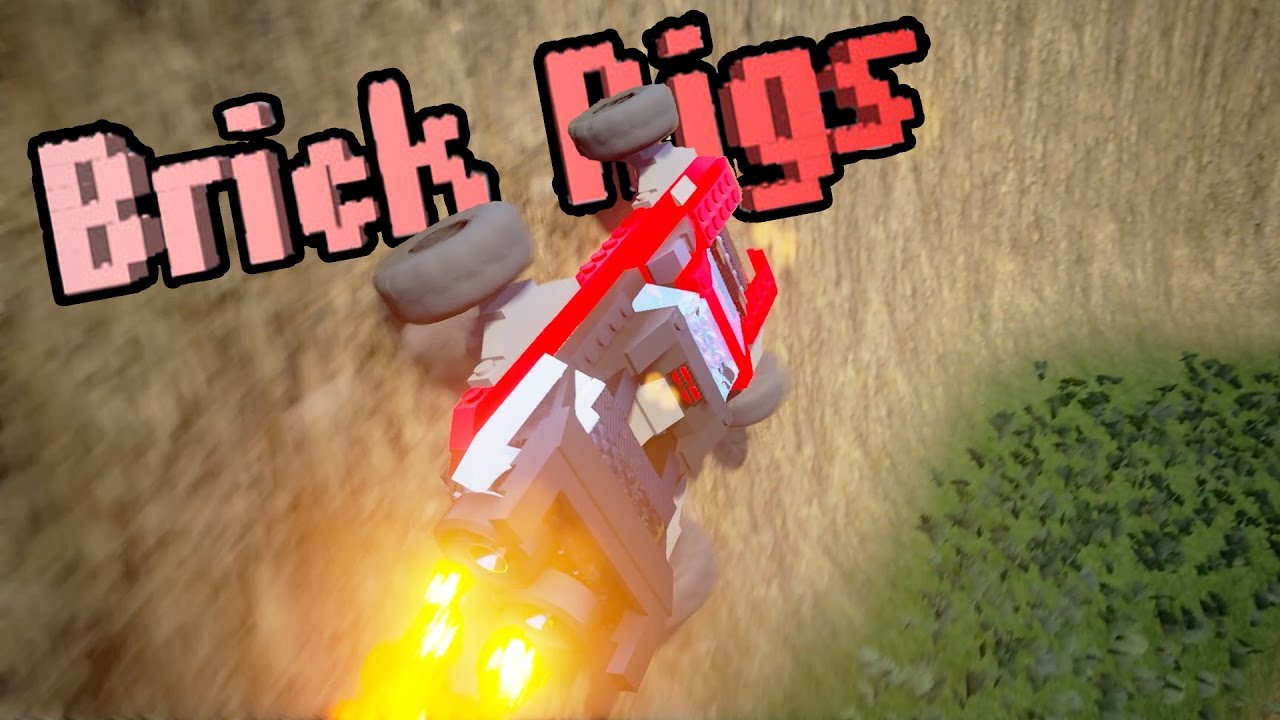 THE WALL CLIMBING ROCKET CAR CHALLENGE! - Brick Rigs Workshop Creations - Gameplay Highlights