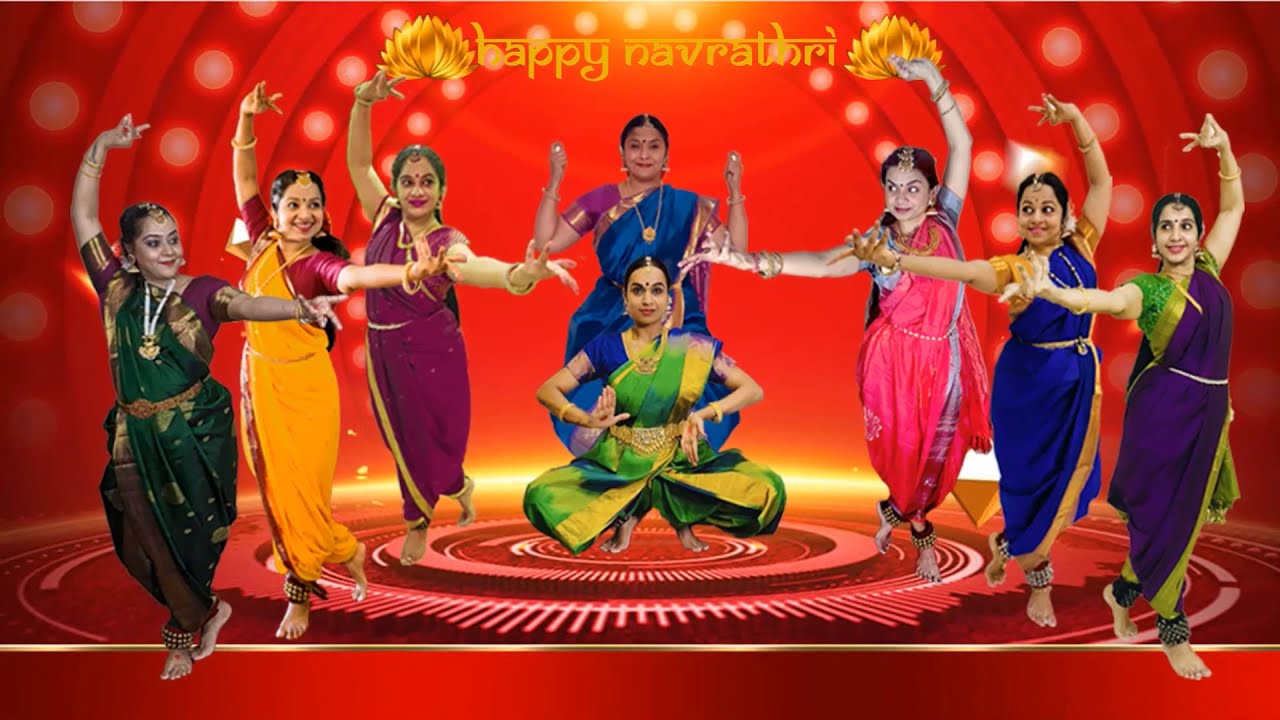 Navarathri Dance. Ashtalakshmi Stotram. Bharatanatyam. Praising the eight forms of goddess Lakshmi.