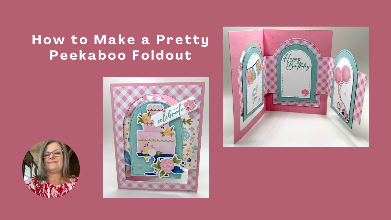 How to Make a Pretty Peekaboo Foldout Card