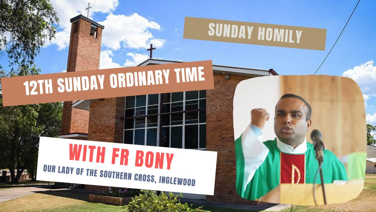 Homilly 12th Sunday Ordinary Time