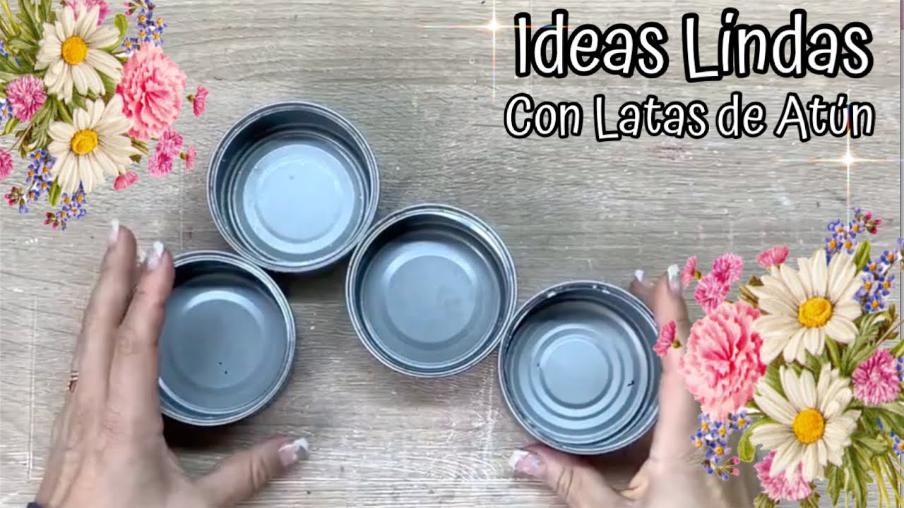 Hermosas MANUALIDADES  para REGALAR o VENDER  🩷 Ideas con LATAS de ATUN  / Artesanato / Suchadiy