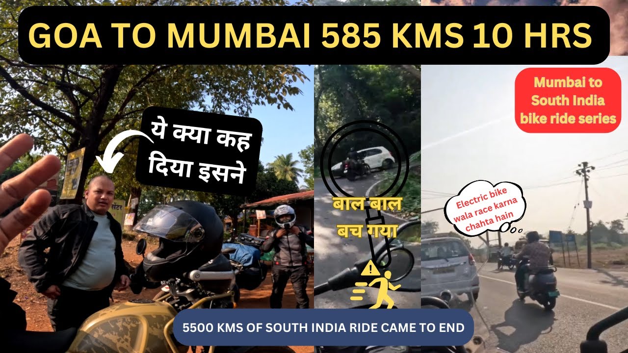 GOA TO MUMBAI BIKE RIDE | GOA TOURIST PLACE | RIDING TECHNIQUES | COUNTER STEERING | BENELLI TRK502