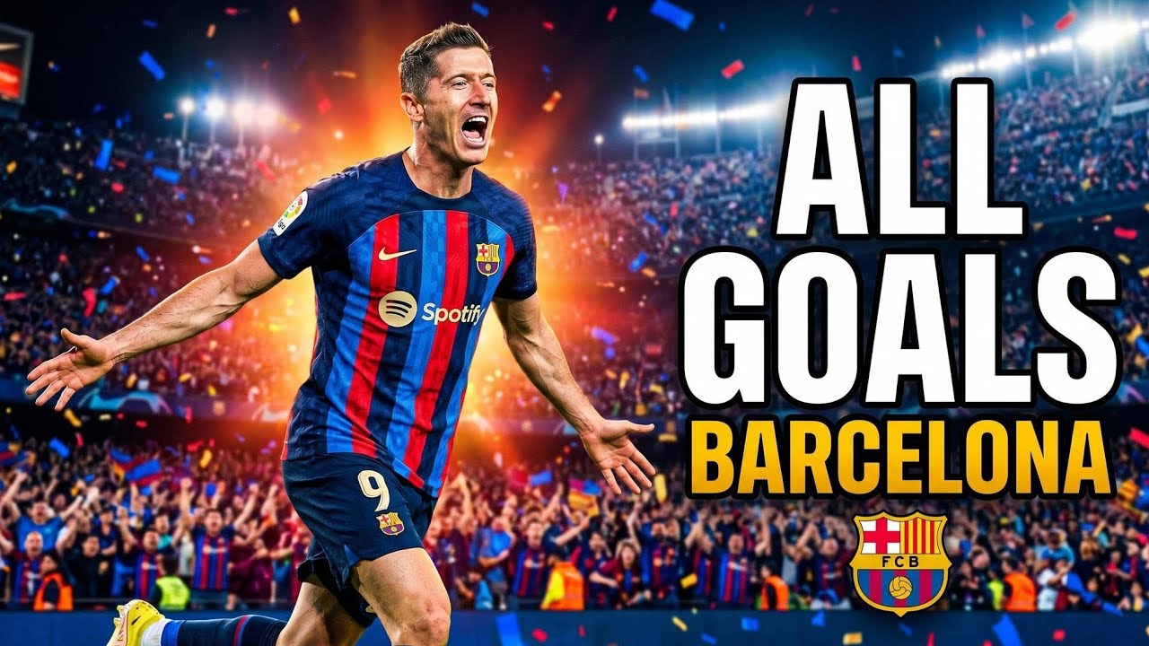 Robert Lewandowski - Every Goal for Barcelona &vert; Full HD Compilation