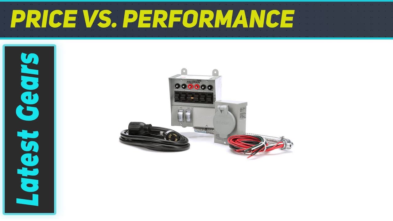 Reliance Controls Corporation 31406CWK 30 Amp 6-circuit Pro/Tran Transfer Switch Kit for