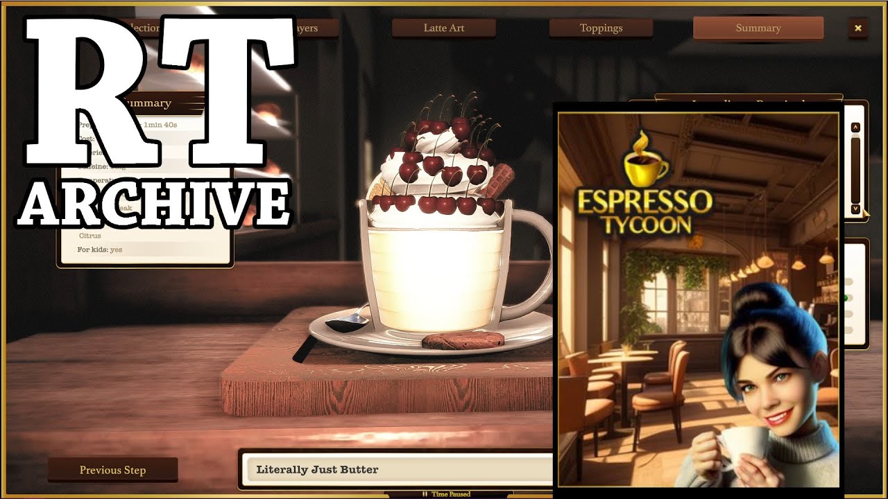 RTGame Streams: Espresso Tycoon