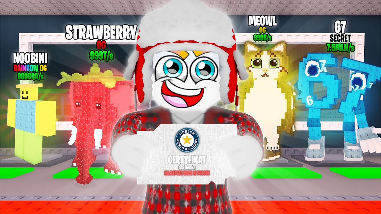Pobiłem 5 REKORD&Oacute;W Świata W Steal A Brainrot...