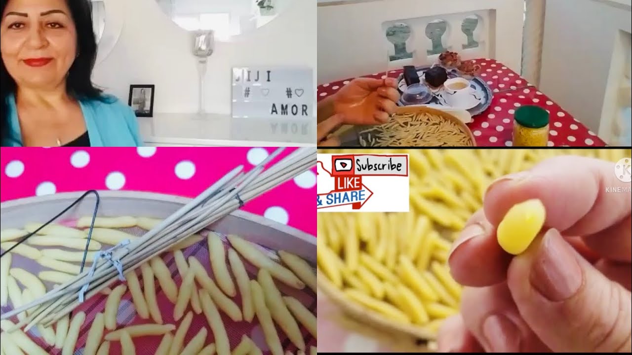 أسهل و أروع طريقة تحضير#مقرونة #دياري #زمنية #شعبية لأحلى الذّكريات العائلية🇹🇳