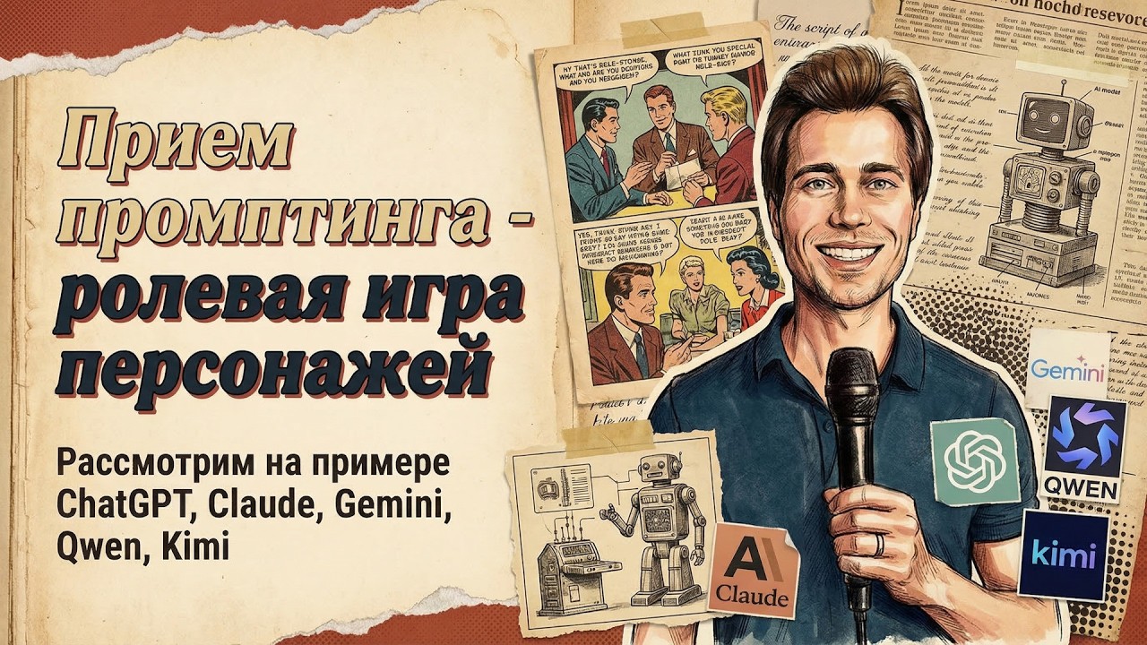 Ролевая игра персонажей - необычный промпт (на примере ChatGPT, Claude, Gemini, Qwen, Kimi)