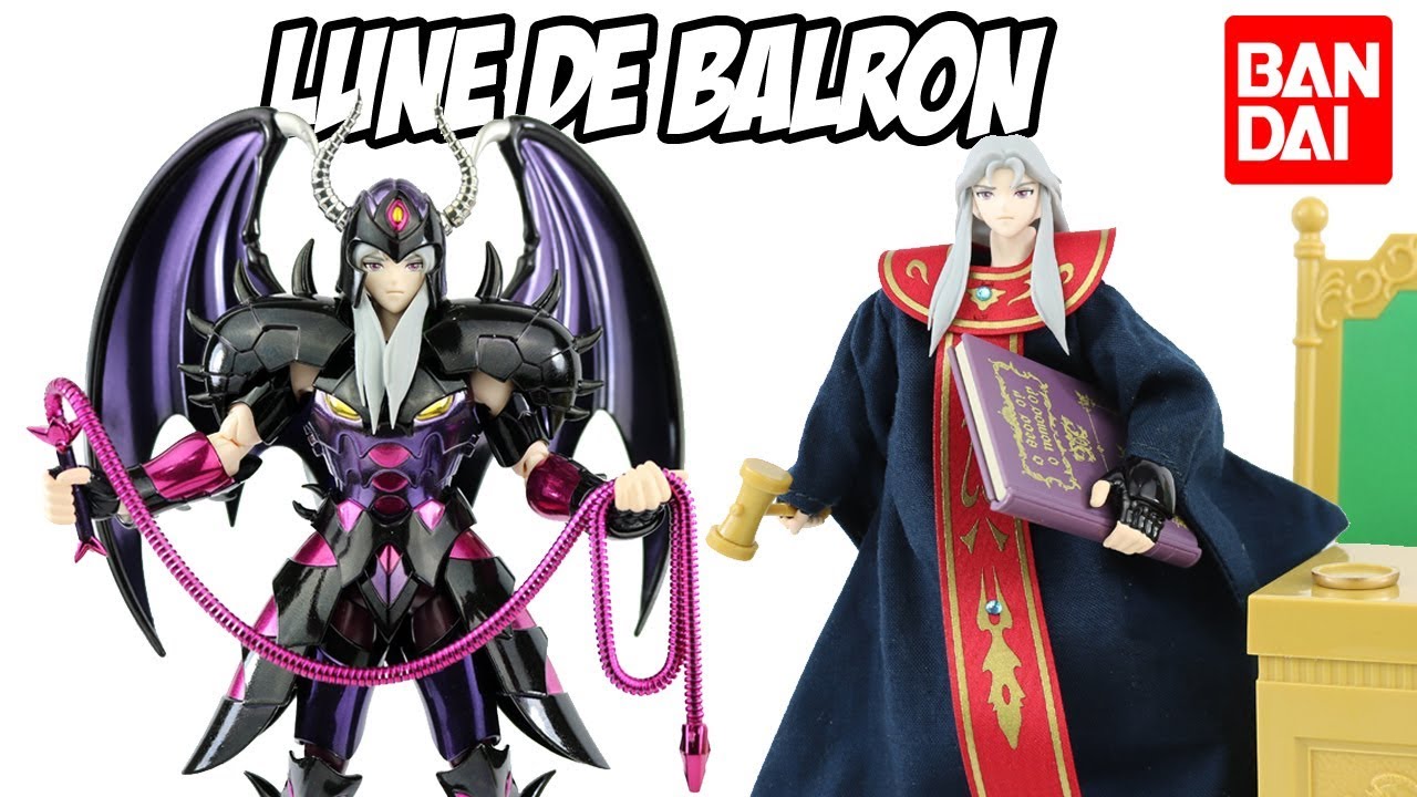 Review LUNE DE BALRON Saint Cloth Myth Complete Set Bandai - Cavaleiros do Zodíaco  / Toys e Travels