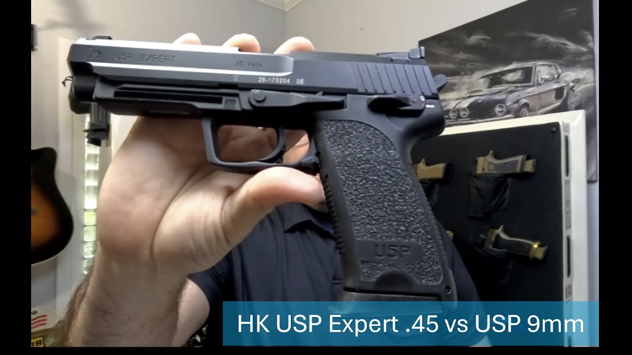 🔫 HK USP Expert .45 vs USP 9mm: &iquest;Precisi&oacute;n alemana o potencia bruta?