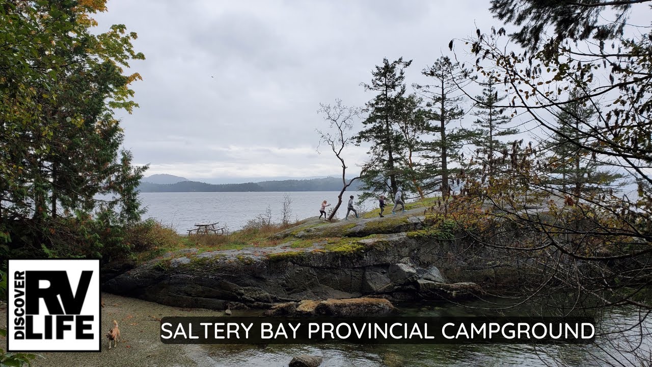 Saltery Bay Campground is a great oceanfront campground in Powell River, BC.