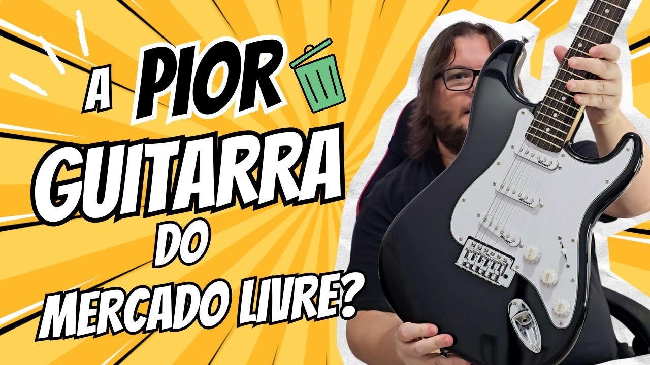 GUITARRA MAIS BARATA do Mercado Livre – Será que Presta? | SOS#01 - Guitarra Winner WGS Strato