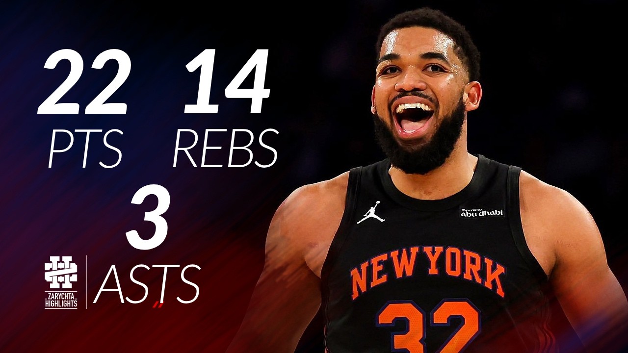 Karl-Anthony Towns 22 pts 14 rebs 3 asts vs Pacers 25/26 season