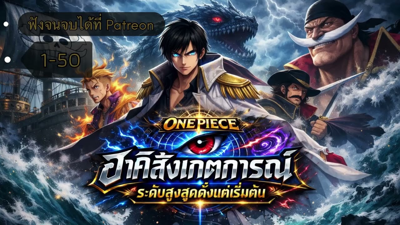 วันพีซ : ฮาคิสังเกตการณ์ระดับสูงสุดตั้งแต่เริ่มต้น 1-50 [ ฟังจนจบได้ที่ Patreon ] ✅