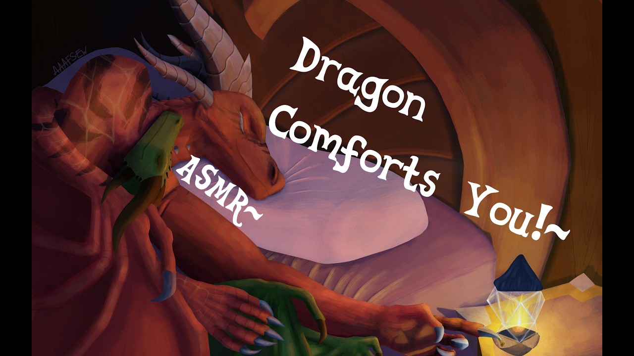 [FURRY ASMR] Real Recognizes Real: Dragon Comforts You! (Positive Affirmations, fluffy mic, more!~)