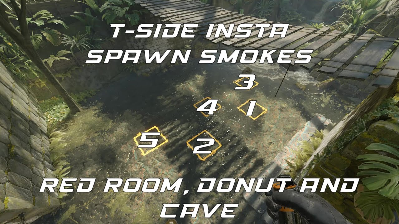 CS 2 | Ancient Insta Red, Donut and Cave Smoke