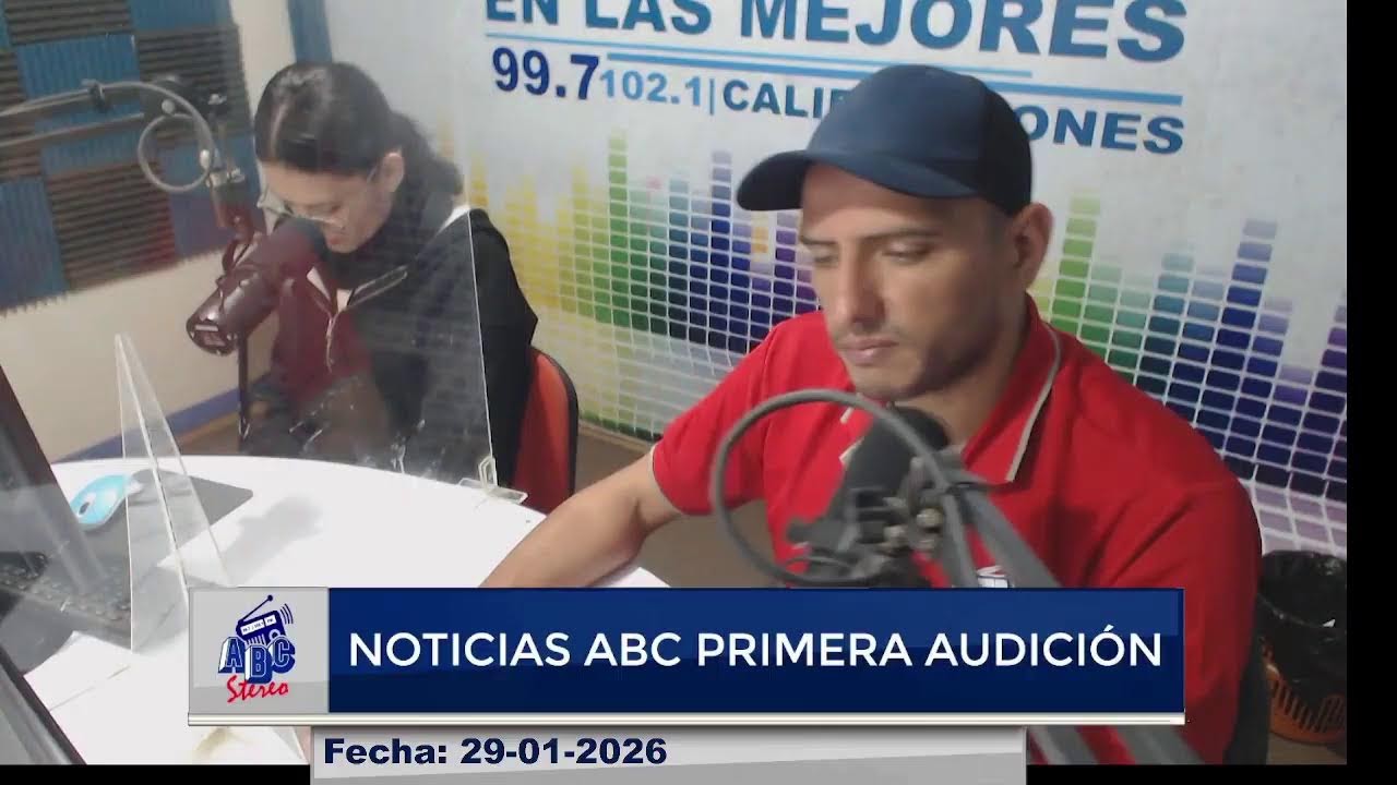 #envivo | Noticias ABC Primera Audición | Jueves 29 de Enero 2026