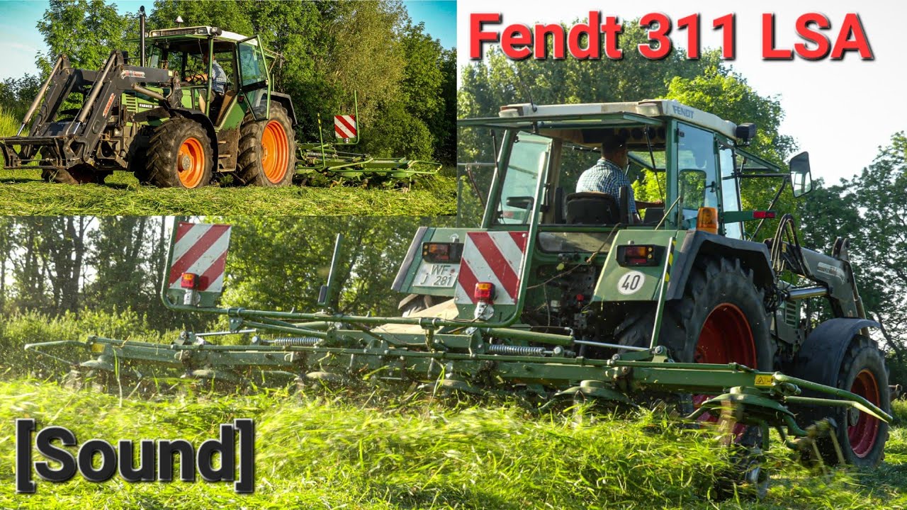 Heuernte 2023/ Fendt Farmer 311 LSA im Einsatz | Krone [Sound]