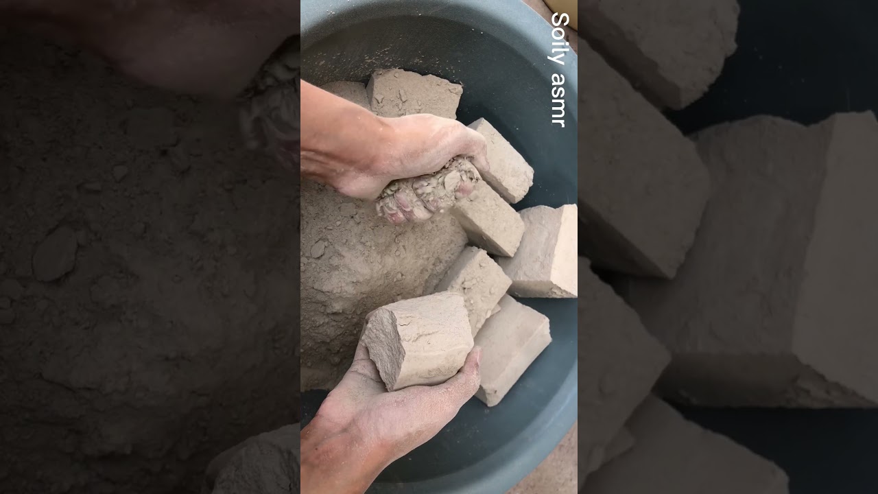Soft mud dirt dry crumbling 🫶