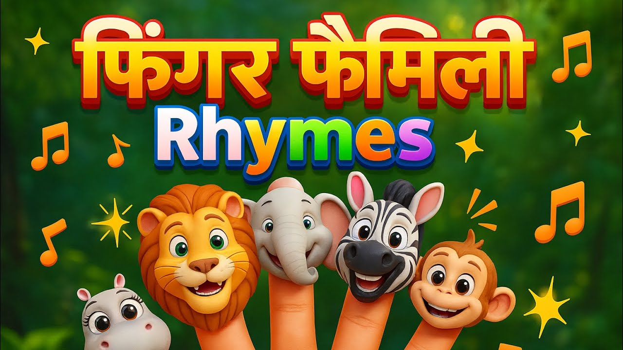 “Finger Family Rhyme | Kids Nursery Song | VeereTv #fingerfamily #fingerfamilysong 