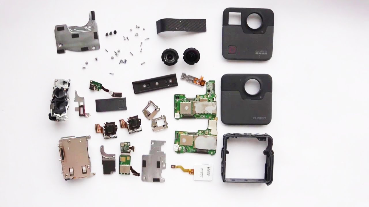 GoPro Fusion 360 Degree  Action Video Camera Full Disassembly Teardown Guide Lens Replacement