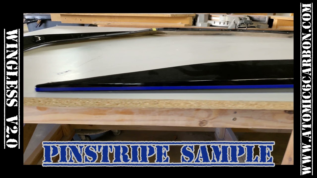C8 Corvette V2.0 Pinstripe Sample Atomic 6 Carbon EXCLUSIVE