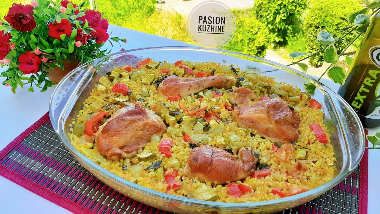 Drekë e shëndetshme me mish pule e bullgur ! - bulgur dish