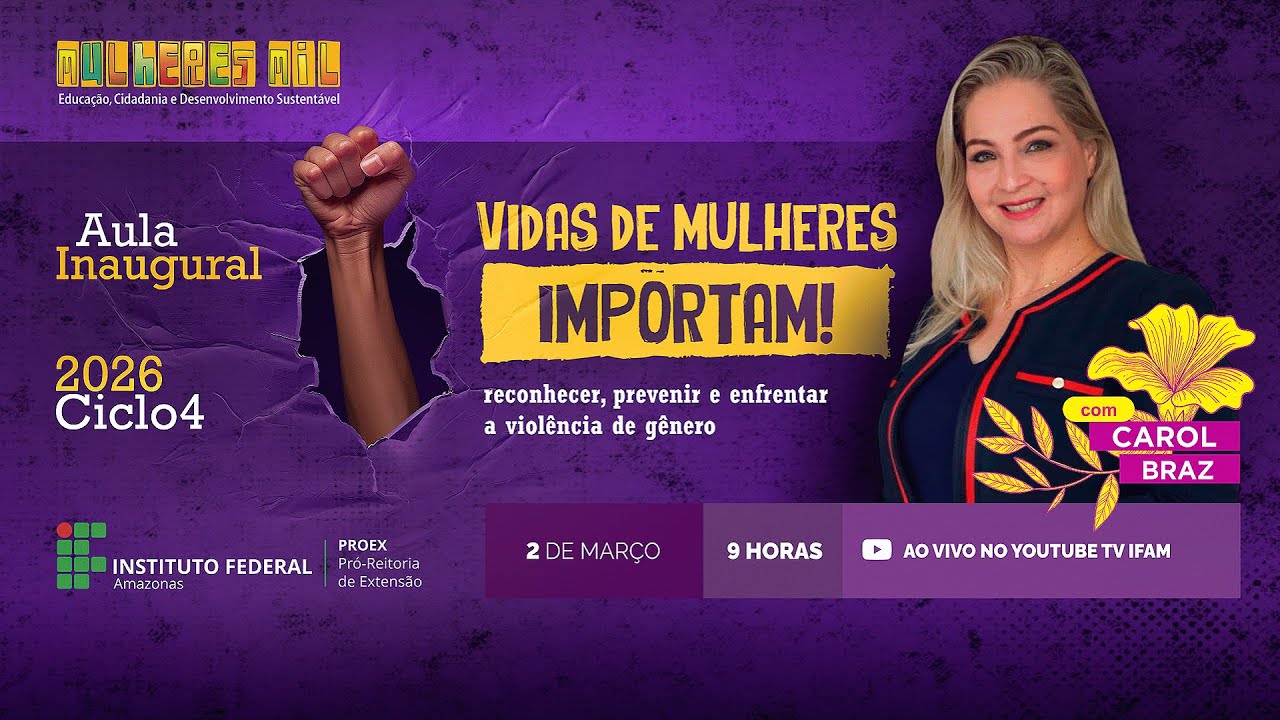 Aula inaugural do Programa Mulheres Mil - Ciclo 4