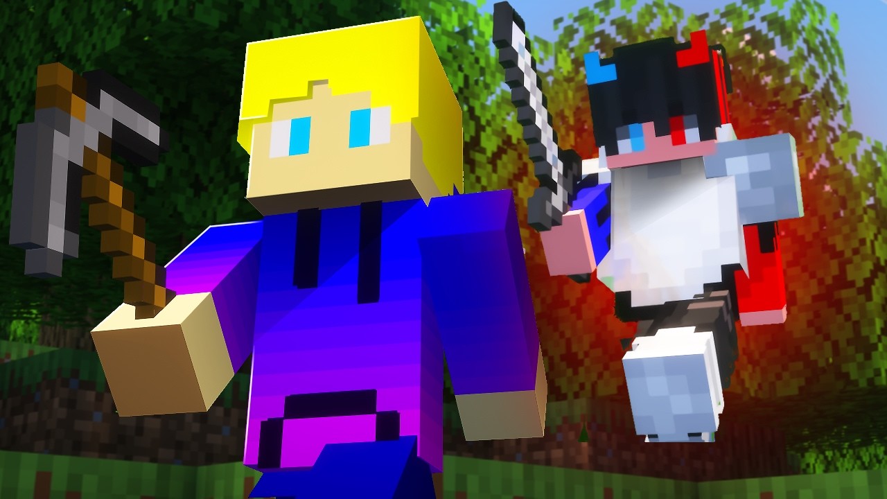 Jeg Spillede Manhunt For FØRSTE Gang I Minecraft!
