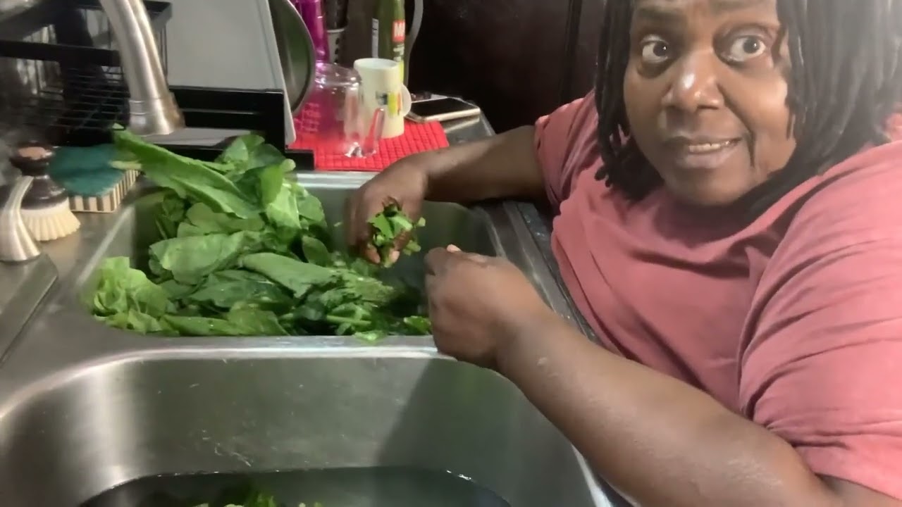 Sunday dinner, turnip greens with oxtails